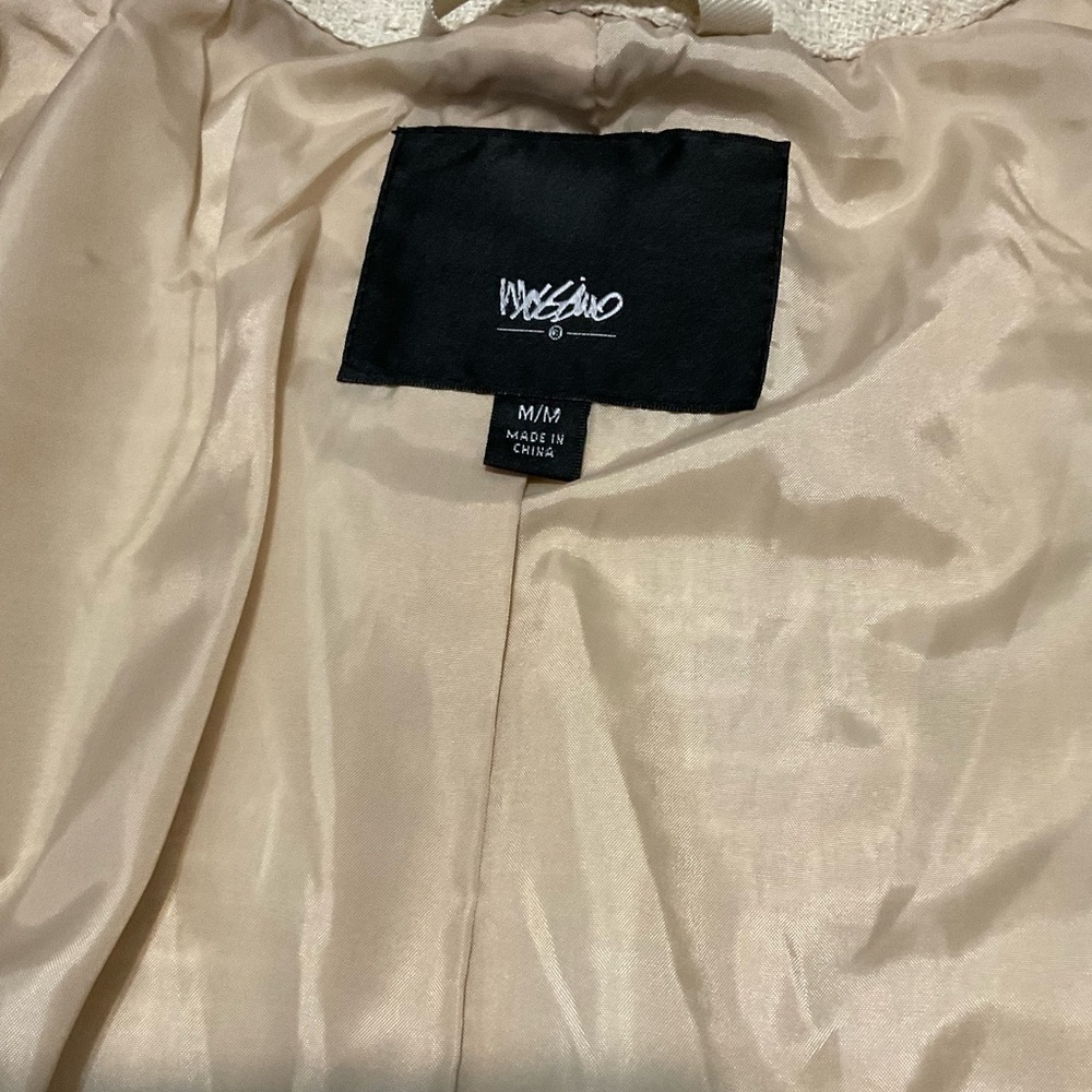 Mossimo Tweed textured moto jacket. Size Medium - Picture 4 of 5